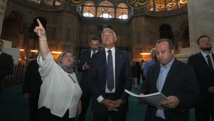Ayasofya’da Cumhuriyet tarihinin en kapsamlı restorasyonu hız kesmiyor