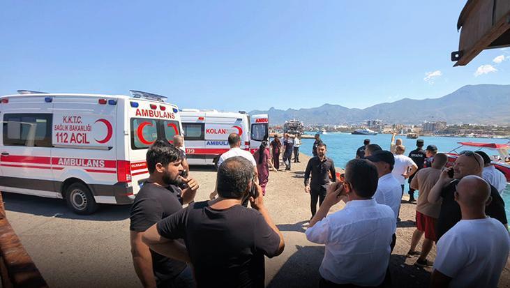 Batan gemide camları kırdılar! Girne’deki faciayı yolcular anlattı: Çatırdama sesi geldi