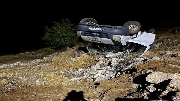Batman’da feci kaza! Minibüs şarampole uçtu: 5 yaralı