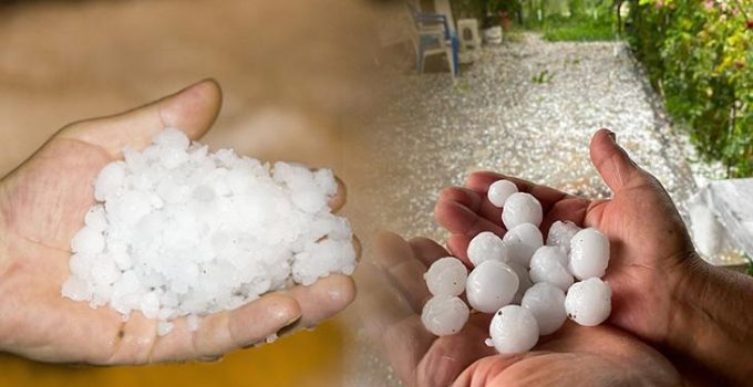 Birçok ili vurdu! Ceviz büyüklüğünde dolu vatandaşlara zor anlar yaşattı