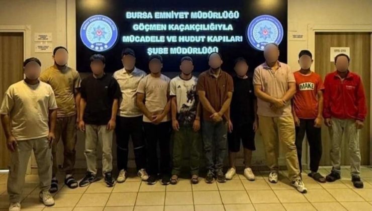 Bursa’da iş yerine kaçak göçmen operasyonu! Kişi başı 30 bin TL karşılığında barındırıp kaçak çalıştırmışlar