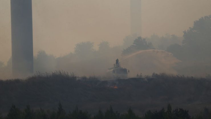 Çanakkale’de ormanlık alanda yangın çıktı