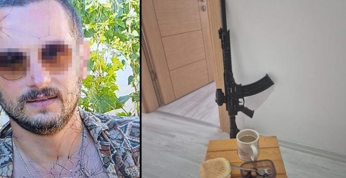 Çatalca’da uzun namlulu silah alarmı! Kendini eve kilitleyip ateş açtı