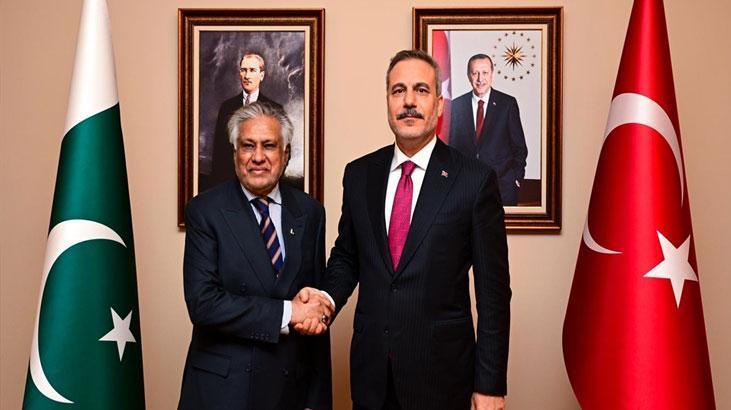 Dışişleri Bakanı Hakan Fidan, Pakistanlı mevkidaşı ile bir araya geldi