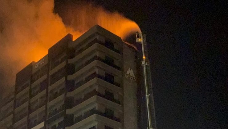 Diyarbakır’da 13 katlı plazada çıkan yangının nedeni belli oldu! Kamera görüntüleri ortaya çıktı