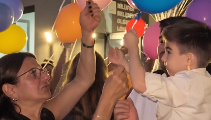 Dubai’deki tedavisi tamamlandı! DMD hastası Kuzey’e balonlu doğum günü sürprizi