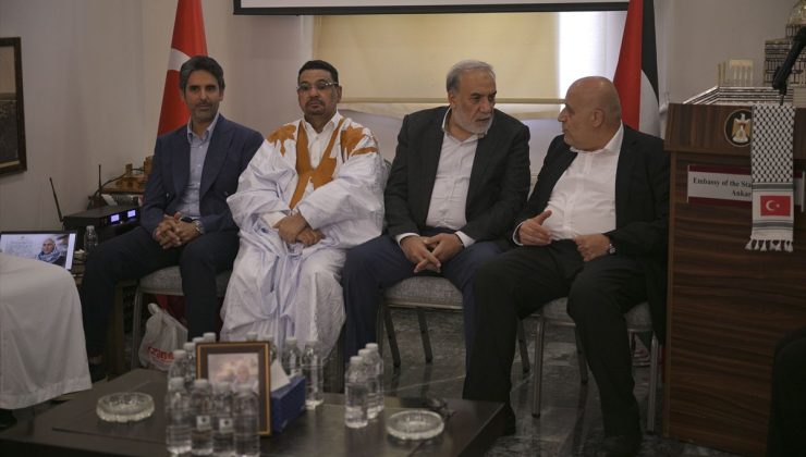 Filistin’in Ankara Büyükelçiliği vefat eden Ebu Ceyş için taziyeleri kabul etti