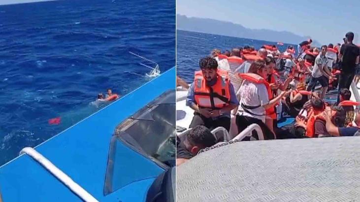 Girne açıklarındaki gemi faciasında dehşet anları! ‘Kapıları üzerimize kilitlediler’