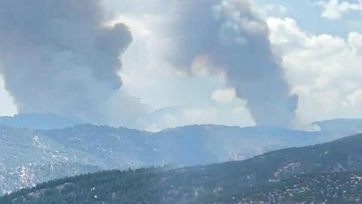 İki kentte orman yangını! Havadan ve karadan müdahale