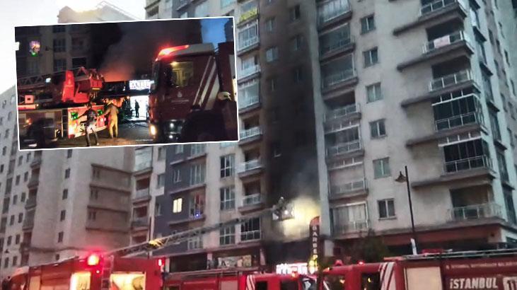 İstanbul’da kafede yangın! İş yeri küle döndü