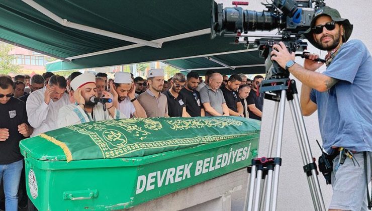 Kazada ölen genç kameraman, son yolculuğuna uğurlandı