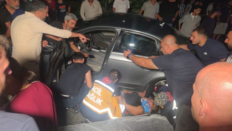 Kazaya karışmamak için manevra yapıp ağaca çarptı: 1 yaralı