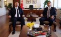 Kerkük’teki ortaklık anlaşmasının ardından önemli temas! Bakan Bayraktar Kerkük Valisi Ağa’yı kabul etti