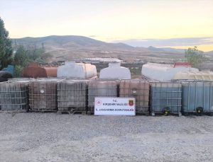 Kırşehir’de 29 bin litre kaçak akaryakıt ele geçirildi