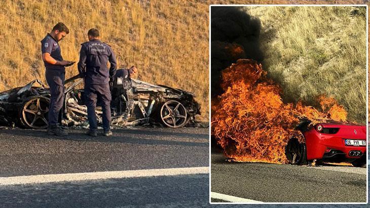 Lüks otomobil seyir halinde alev aldı: Kullanılamaz hale geldi