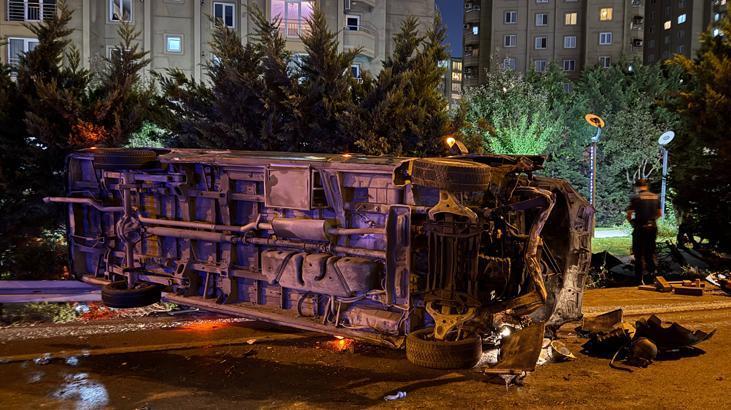 Makas atan minibüs zincirleme kazaya neden oldu: 1 ölü, 5 yaralı