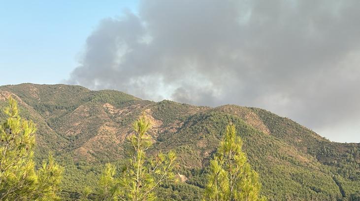 Manisa ve Marmaris’te orman yangını! Havadan ve karadan müdahale ediliyor