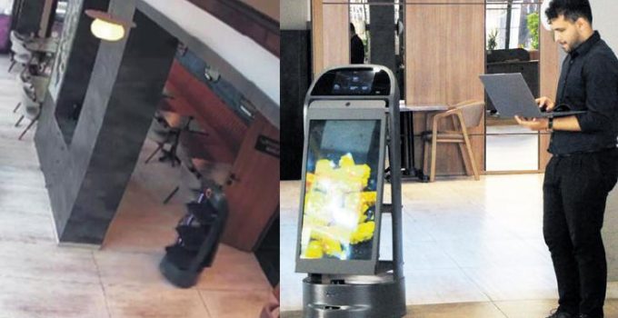 Merdivenden düşen robota 3 gün izin