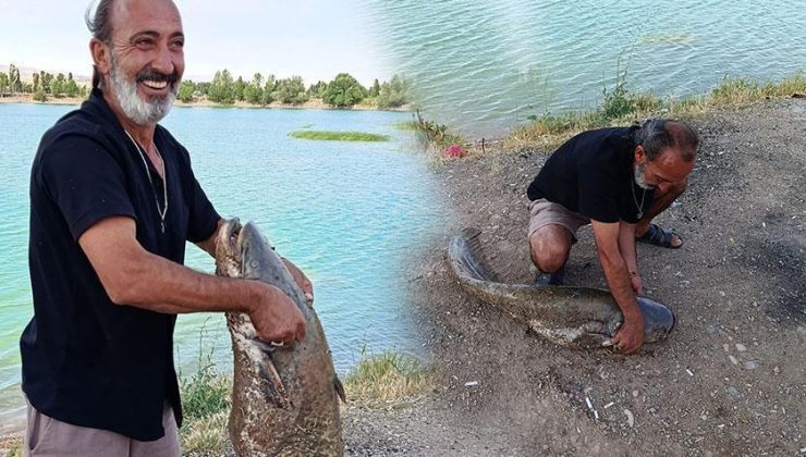 Oltasına takıldı, dev canavarı görünce inanamadı! ‘Mücadele ettiğimi görenler yardıma koştu’