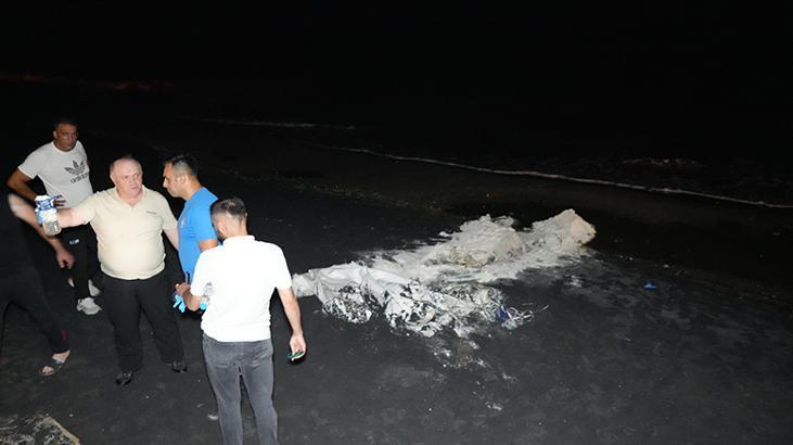 Samsun’da sahilde şüpheli madde alarmı… Ekipler harekete geçti