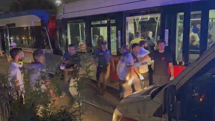 Son dakika: Zeytinburnu’nda iki tramvay kafa kafaya çarpıştı! Yaralılar var