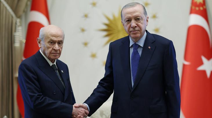Son dakika… Erdoğan ve Bahçeli görüşmesi başladı