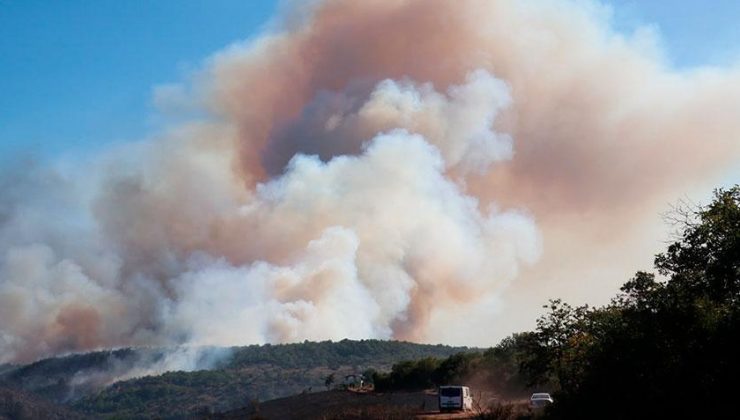 Son dakika… Gebze-Dilovası sınırında yangın! Yoğun müdahale sonrası yangın söndürüldü