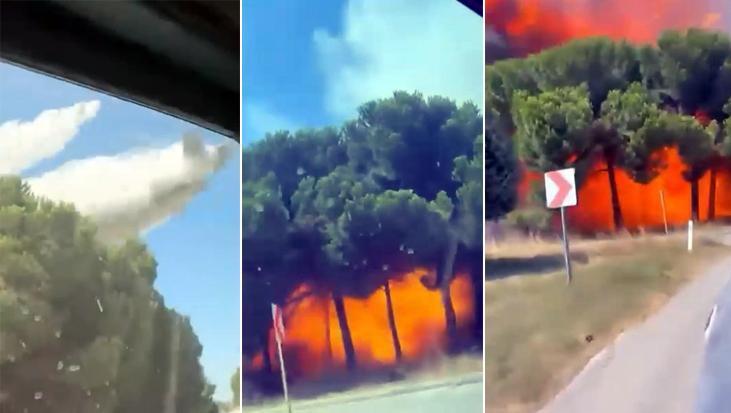 Yalova’da kaza kırıma uğrayan F-16 ile ilgili yeni görüntüler ortaya çıktı