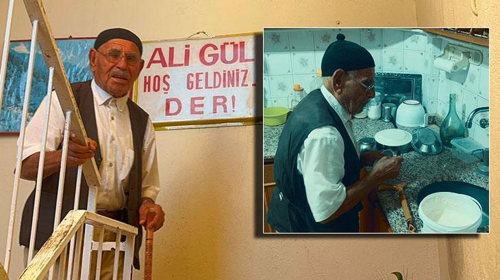 100 yaşındaki Ali Gül uzun yaşamın sırrını açıkladı! ‘Ömrümde doktora sadece bir kere gittim’