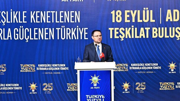 Adalet Bakanı Akın Gürlek, Adana’da AK Parti Teşkilat Buluşması’nda konuştu