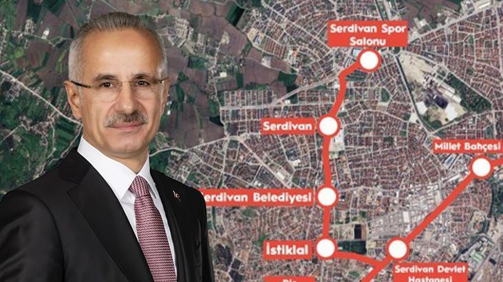 Adapazarı ile Serdivan tramvay hattıyla bağlanacak