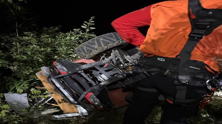 Artvin’de şarampole yuvarlanan ATV’nin sürücüsü hayatını kaybetti