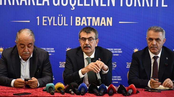 Bakan Yusuf Tekin’den Batman’da çağrı: Bu sorunu ilanihaye çözelim