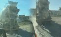 Beton mikseri yola beton dökerek ilerlemişti! Sahibine ceza yağdı