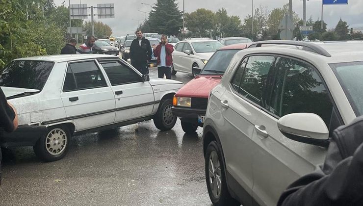 Bursa İnegöl’de zincirleme kaza: 2 yaralı
