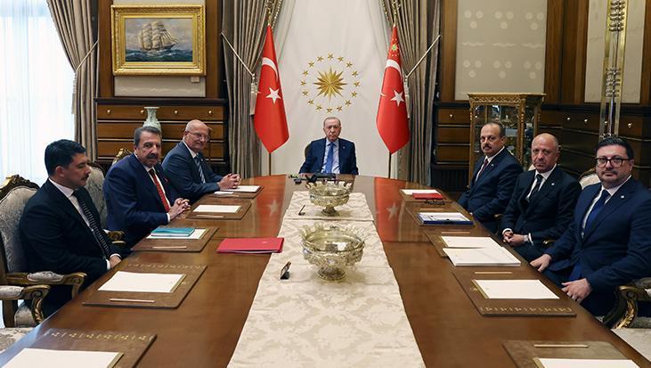 Cumhurbaşkanı Erdoğan, Ankara Valisi Canbolat’ı kabul etti