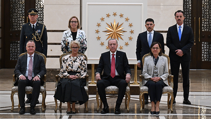 Cumhurbaşkanı Erdoğan, büyükelçilerin güven mektuplarını kabul etti