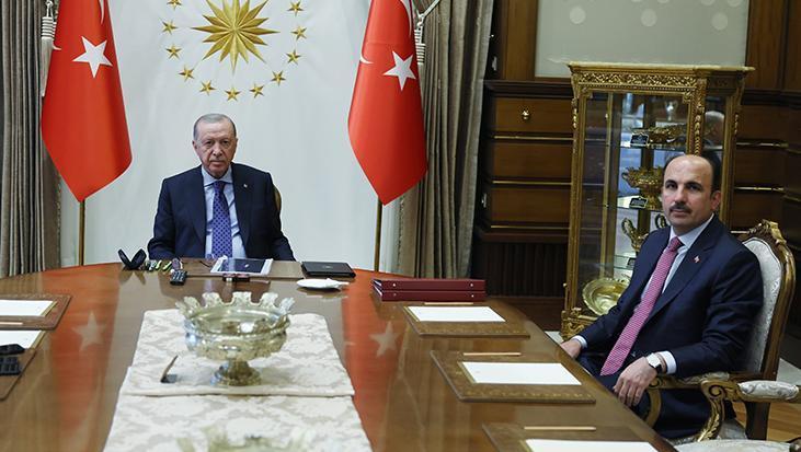 Cumhurbaşkanı Erdoğan, Konya Büyükşehir Belediye Başkanı Uğur İbrahim Altay’ı kabul etti