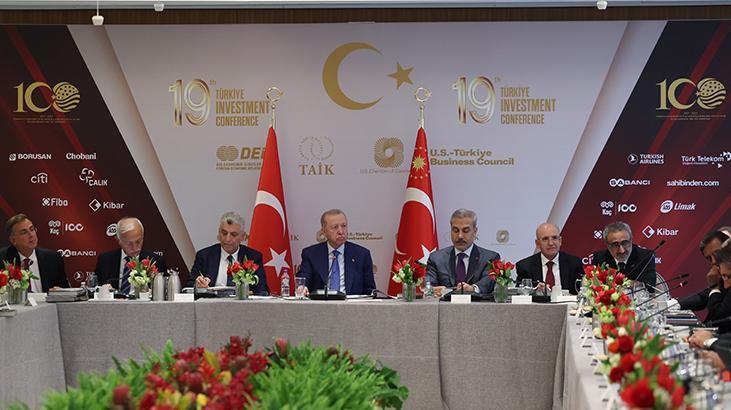 Cumhurbaşkanı Erdoğan, New York’ta iş adamlarıyla bir araya geldi