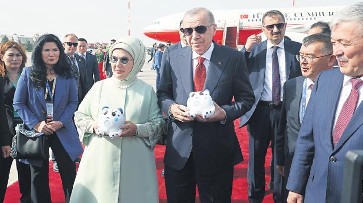 Erdoğan ŞİÖ zirvesi için Bişkek’te