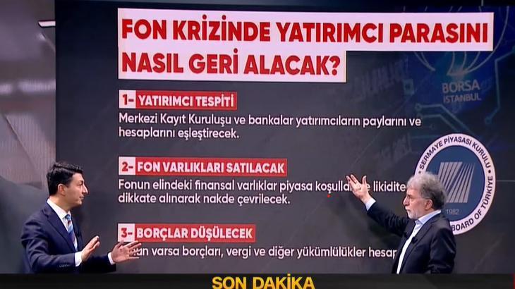 Fon krizinde yatırımcı parasını nasıl geri alacak? CNN Türk canlı yayınında adım adım anlattı