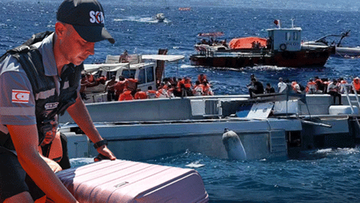 Girne’de batan yolcu gemisinde skandal! Kaptanların konuşması ortaya çıktı