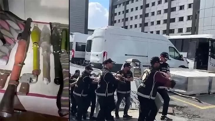 İstanbul’da Sarallar’ın roketatarlı suikast planı çökertildi! Peyzaj alanından cephanelik çıktı