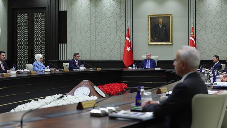 Kabine, Cumhurbaşkanı Erdoğan başkanlığında toplandı