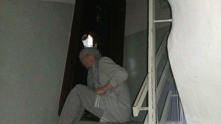 Komşusunun kapısını matkapla deldi! Yaşadığı korkuyu böyle anlattı: Evden çıkamaz hale geldiler