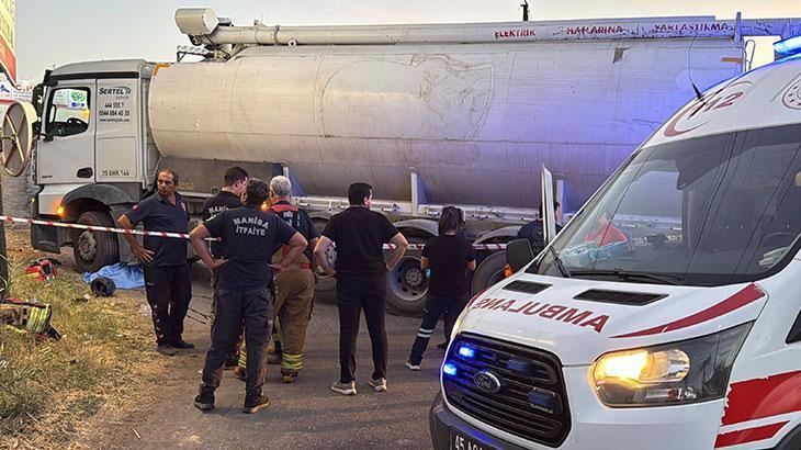 Manisa’da kamyon ile çarpışan motosikletin sürücüsü öldü
