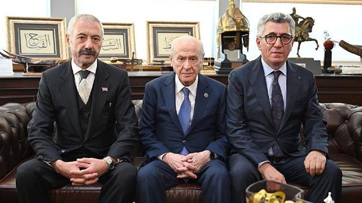 MHP Genel Başkanı Bahçeli, Sarallar ve Şahinler aileleri ile buluştu