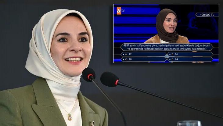 Milyoner’de yarışmacı 100 bin TL’lik soruyu bilemedi, Bakan Göktaş hemen hatırlatma yaptı