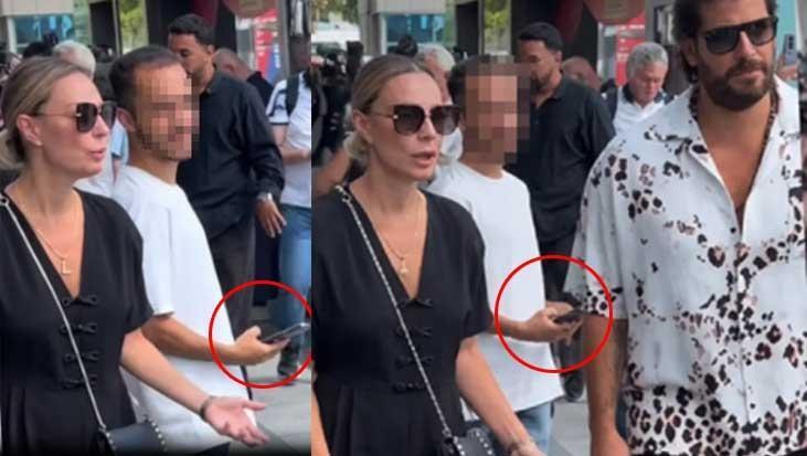 Özge Özder cenazede fotoğraf isteğine tepki gösterdi