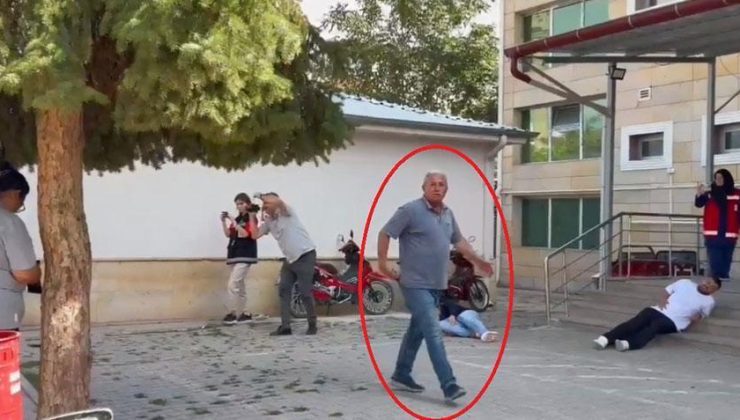 Tatbikatı gerçek sandı! Muhtar yaralılara yardım için hastaneye koştu